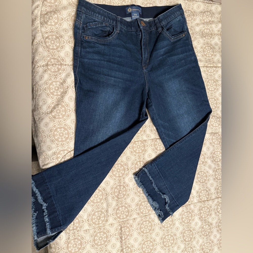 Democracy AB Solution Double Layer Hem Flare Jeans - image 5